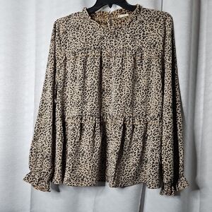 Leopard Print Women's Top